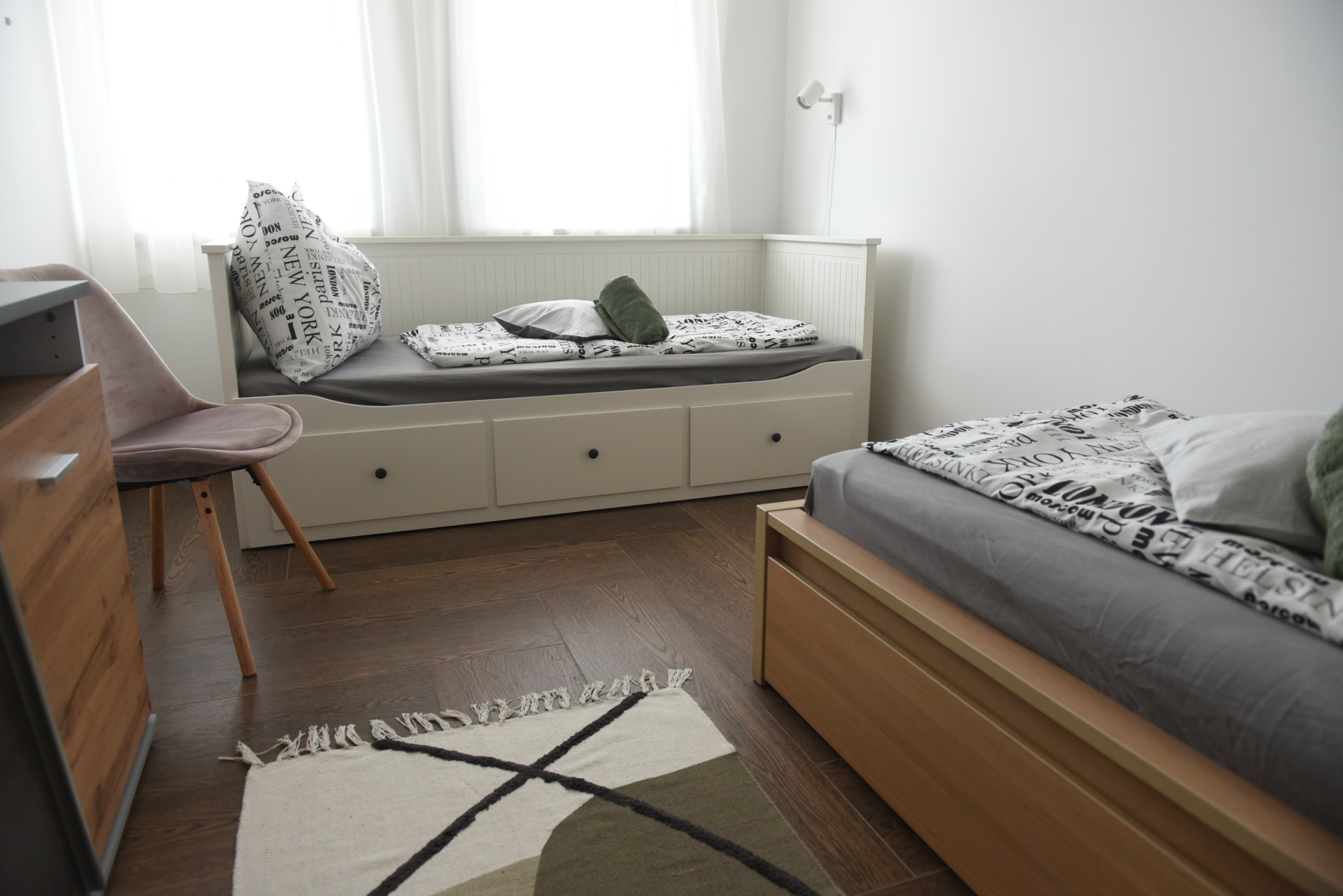 A Tavasz apartman hálószobája
