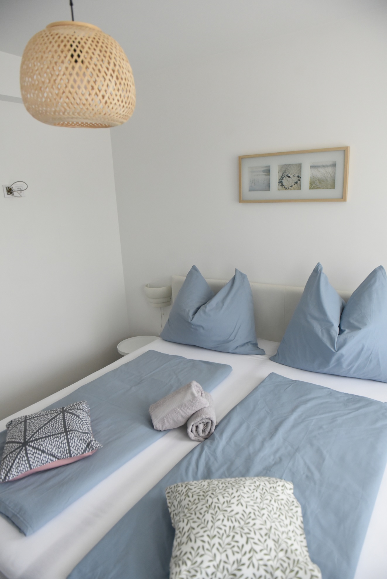 A Tél apartman franciaágyas hálószobája